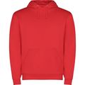 Sudadera capucha con bolsillo Rojo L