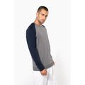 Sudadera bicolor hombre