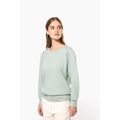 Sudadera algodón orgánico cuello redondo
