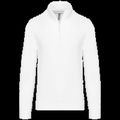 Sudadera 1/4 Cremallera Algodón White M