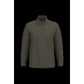 Sudadera Cremallera Algodón Dark Khaki S