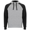Sudadera unisex bicolor Gris Vigore/Negro 2Xl