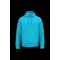 Sudadera algodón orgánico con capucha Light Turquoise Xxs