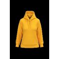 Sudadera de mujer con capucha y bolsillos Yellow L