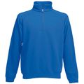 Sudadera con cremallera de cuello alto Royal Blue L
