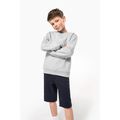 Sudadera infantil felpa perchada ajustada