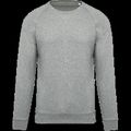Sudadera colores lisos de algodón Grey Heather L