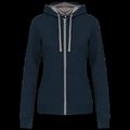 Sudadera capucha mujer Navy / Fine Grey S