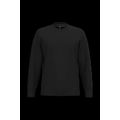 Sudadera cuello redondo algodón Black L