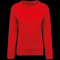 Sudadera algodón orgánico cuello redondo Red Xxl