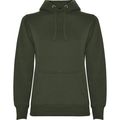 Sudadera Entallada Mujer con Capucha Verde Aventura L