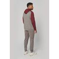 Sudadera bicolor con capucha