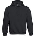 Sudadera con capucha forrada Black Xs