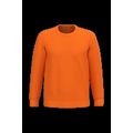 Sudadera algodón poliéster cuello redondo Orange L