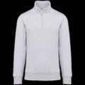Sudadera 1/4 Cremallera Algodón Ash Heather L