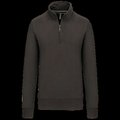 Sudadera 1/4 Cremallera Algodón DARK GREY XXL