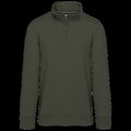 Sudadera 1/4 Cremallera Algodón Dark Khaki M