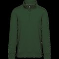 Sudadera 1/4 Cremallera Algodón Forest Green Xs