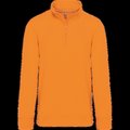 Sudadera 1/4 Cremallera Algodón Orange L
