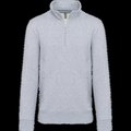 Sudadera 1/4 Cremallera Algodón Oxford Grey 3Xl