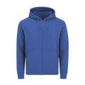 Sudadera adulto con cremallera y capucha Azul Xl