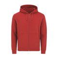 Sudadera adulto con cremallera y capucha Roj Xxxl