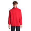 Sudadera Adulto Cuello Alto Rojo Brillante L