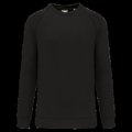 Sudadera algodón cuello redondo felpa Black Xl