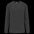 Sudadera algodón cuello redondo felpa DARK GREY XL