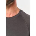 Sudadera algodón cuello redondo felpa