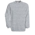 Sudadera algodón cuello redondo Heather Grey XL