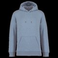 Sudadera algodón orgánico con capucha Cool blue heather 4XL