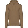Sudadera algodón orgánico con capucha Dark camel S