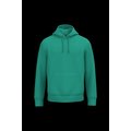 Sudadera algodón orgánico con capucha Gemstone Green L