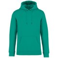 Sudadera algodón orgánico con capucha Gemstone Green S
