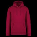 Sudadera algodón orgánico con capucha Hibiscus Red XXL