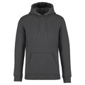 Sudadera algodón orgánico con capucha Iron Grey XXL