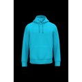Sudadera algodón orgánico con capucha Light Turquoise S