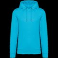 Sudadera algodón orgánico con capucha Light Turquoise XXS