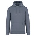 Sudadera algodón orgánico con capucha Mineral Grey S