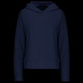 Sudadera algodón orgánico capucha mujer Navy S/M