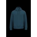 Sudadera algodón orgánico con capucha Peacock Blue L