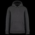 Sudadera algodón orgánico con capucha Volcano Grey Heather M