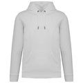 Sudadera algodón orgánico con capucha White XXL