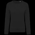 Sudadera algodón orgánico cuello redondo Black M