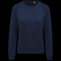 Sudadera algodón orgánico cuello redondo French Navy Heather XXL