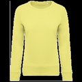 Sudadera algodón orgánico cuello redondo Lemon Yellow Xl