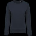 Sudadera algodón orgánico cuello redondo Navy S