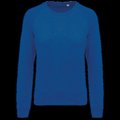 Sudadera algodón orgánico cuello redondo Ocean Blue Heather XS
