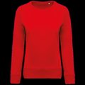 Sudadera algodón orgánico cuello redondo Red L